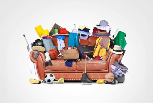 Islington loft space being cleared by professionals