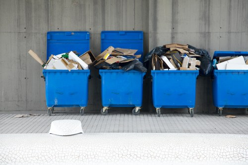 Customer service team assisting clients with waste clearance packages